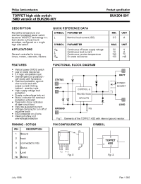 Datasheet BUK204-50Y manufacturer Philips